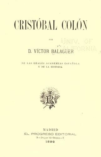 Tapa de Cristóbal Colón