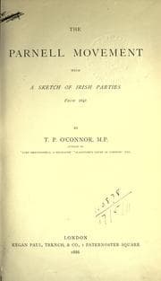 Tapa de The Parnell movement, with a sketch of Irish parties from 1843