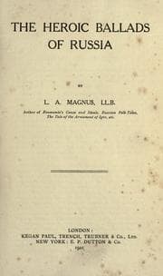 Tapa de The heroic ballads of Russia