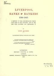 Tapa de Liverpool banks & bankers 1760-1837