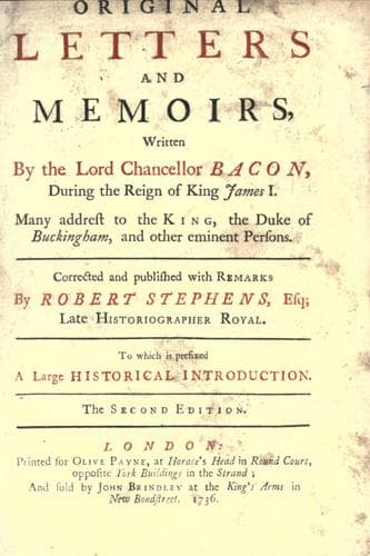 Tapa de Original letters and memoirs