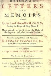 Tapa de Original letters and memoirs