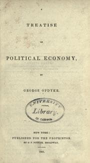 Tapa de A treatise on political economy