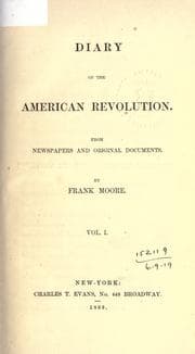 Tapa de Diary of the American Revolution