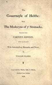 Tapa de The gouernayle of helthe
