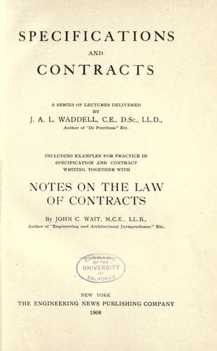 Tapa de Specifications and contracts