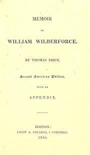 Tapa de Memoir of William Wilberforce