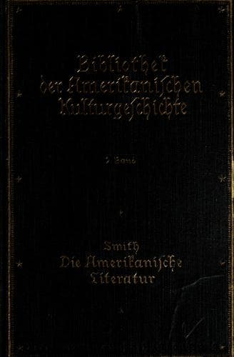 Tapa de Die amerikanische Literatur