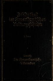 Tapa de Die amerikanische Literatur