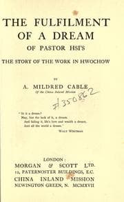 Tapa de The fulfilment of a dream of Pastor Hsi's