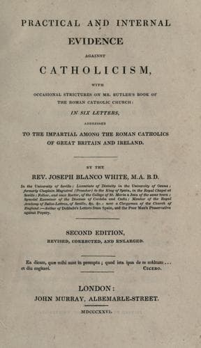 Tapa de Practical and internal evidence against Catholicism