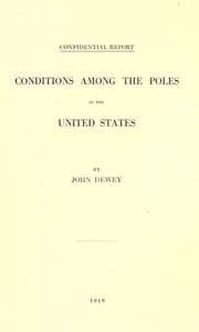 Tapa de Conditions among the Poles in the United States