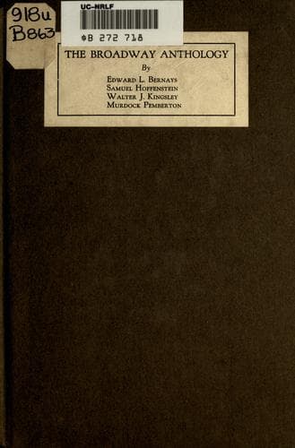 Tapa de The Broadway anthology