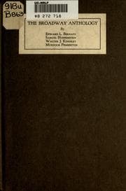 Tapa de The Broadway anthology