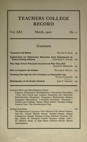 Tapa de Teaching through the use of projects or purposeful acts ...