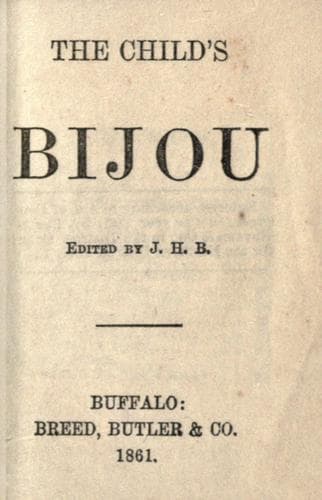 Tapa de The child's bijou