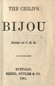 Tapa de The child's bijou