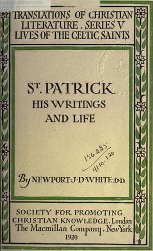 Tapa de St. Patrick, his writings and life