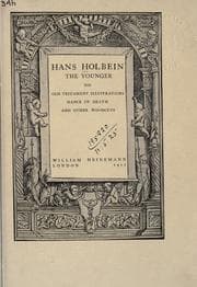 Tapa de Hans Holbein, the younger