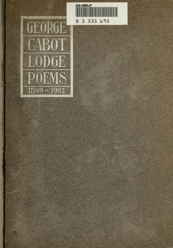 Tapa de Poems (1899-1902)