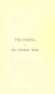 Tapa de Utopia in Latin and in English