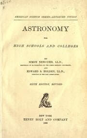 Tapa de Astronomy for high schools and colleges