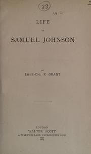 Tapa de Life of Samuel Johnson