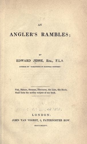 Tapa de An angler's rambles