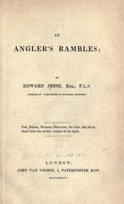 Tapa de An angler's rambles