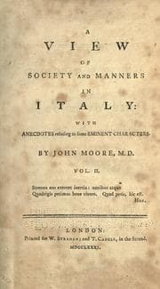 Tapa de A view of society and manners in Italy