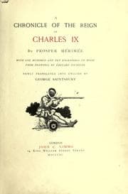 Tapa de A chronicle of the reign of Charles IX