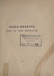 Tapa de Maha-Bharata, epic of the Bharatas