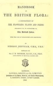 Tapa de Handbook of the British flora: a description of the flowering plants and ferns indigenous to, or naturalised in the British Isles