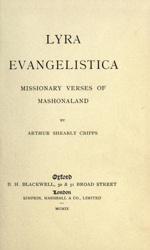 Tapa de Lyra evangelistica
