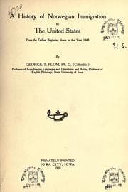 Tapa de A history of Norwegian immigration to the United States