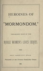 Tapa de Heroines of "Mormondom."
