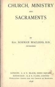 Tapa de Church, ministry and sacraments