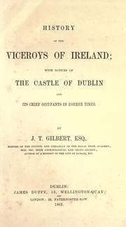 Tapa de History of the viceroys of Ireland