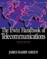 Tapa de The Irwin Handbook of Telecommunications