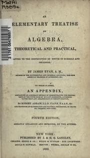 Tapa de Elementary treatise on algebra, theoretical and practical ...