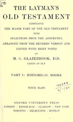 Tapa de The laymans Old Testament