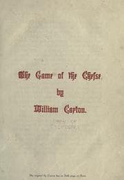 Tapa de The game of the chesse