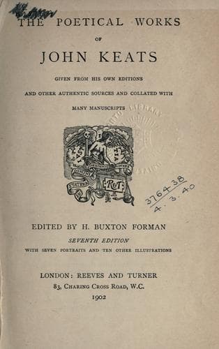 Tapa de Poetical works