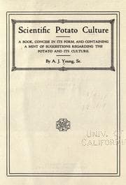 Tapa de Scientific potato culture