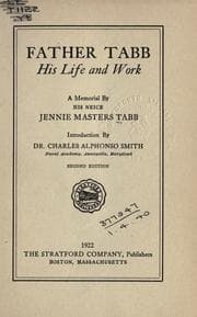 Tapa de Father Tabb, his life and work