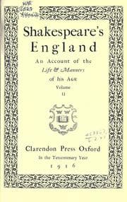 Tapa de Shakespeare's England