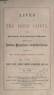 Tapa de Lives of the Irish Saints