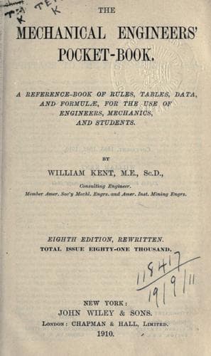 Tapa de The mechanical engineers' pocketbook
