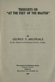 Tapa de Thoughts on "At the feet of the master,"