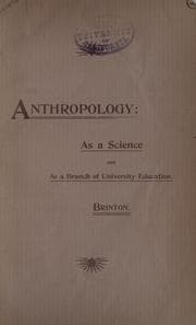Tapa de Anthropology